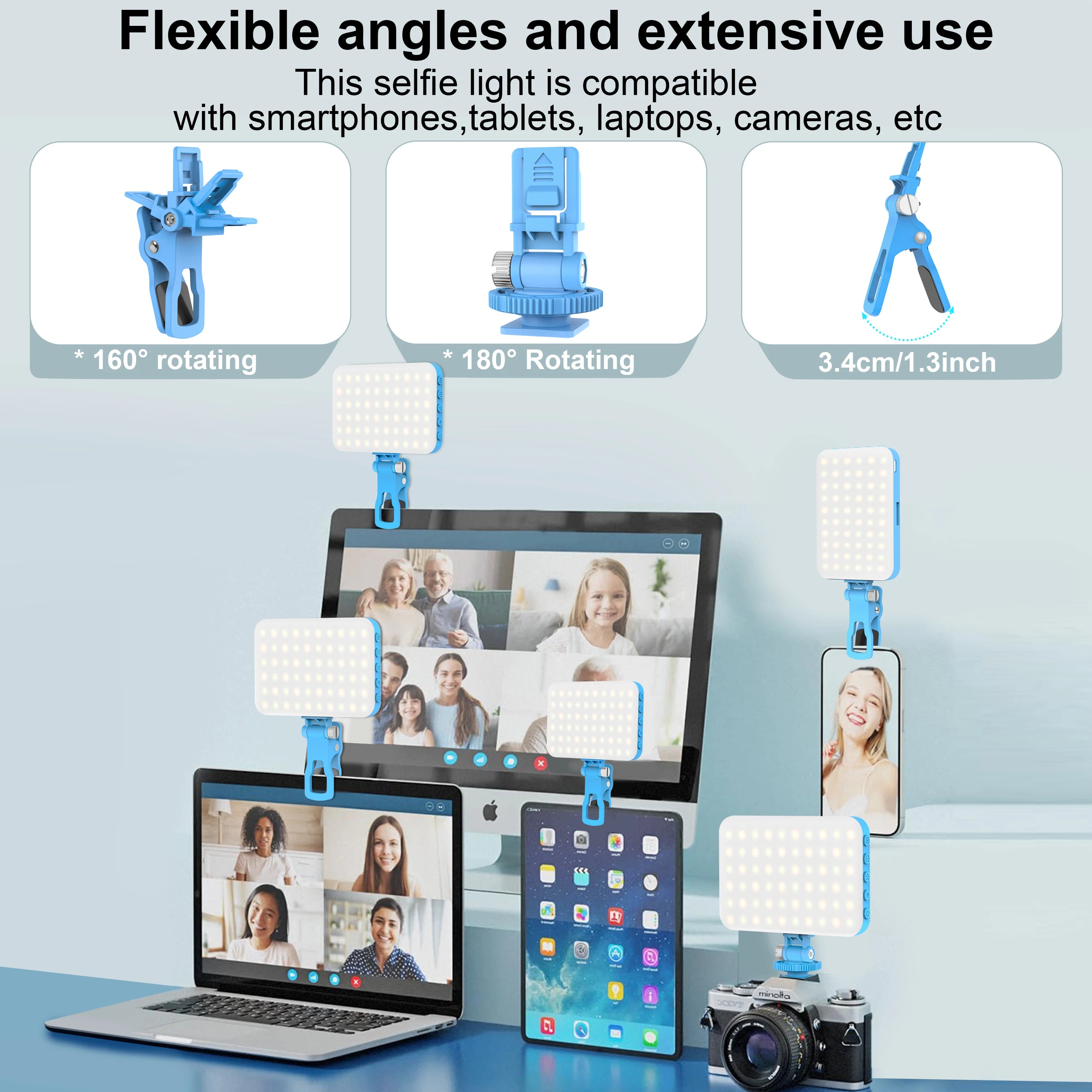 GlowClip Portable Selfie Light