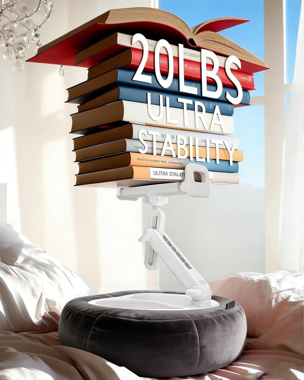CozyGrip Tablet Pillow Stand for Reading