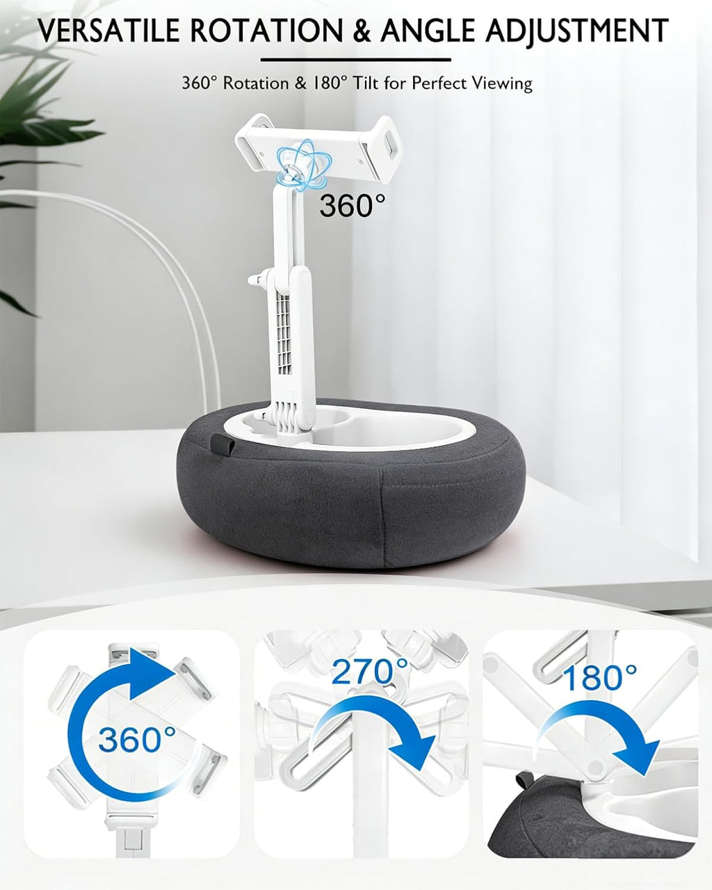 CozyGrip Tablet Pillow Stand for Reading