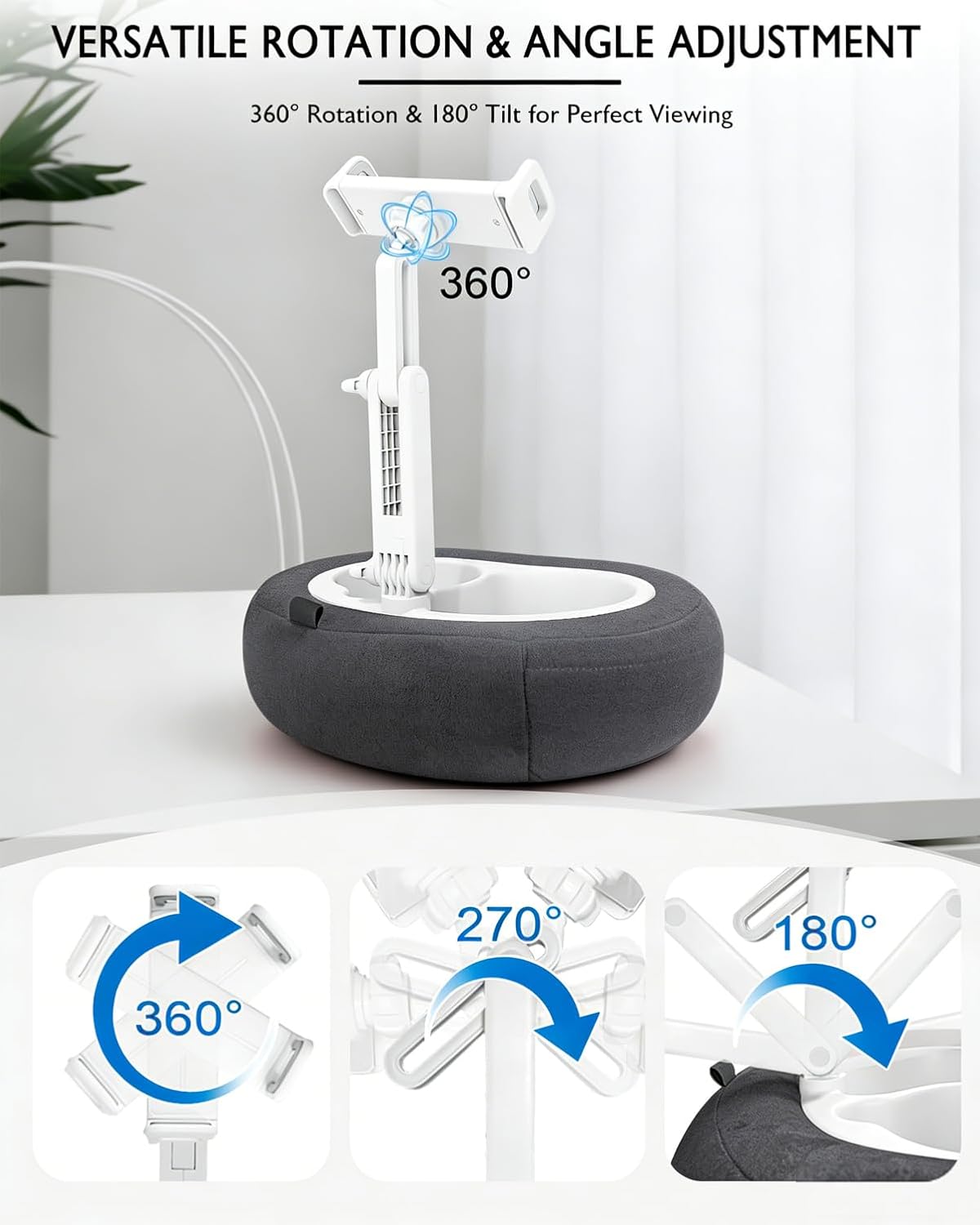 CozyGrip Tablet Pillow Stand for Reading